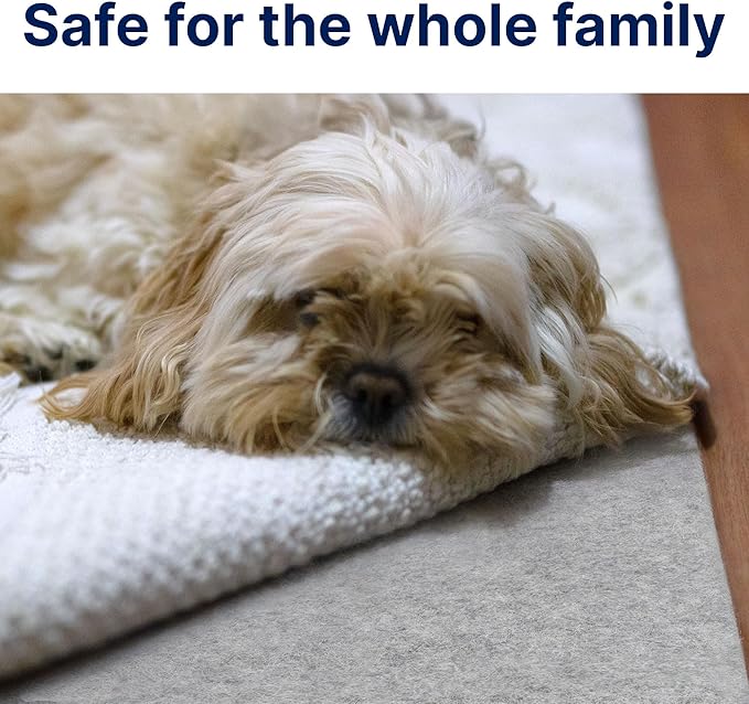 RUGPADUSA - Eco-Plush - 8' Round - 3/8" Thick - 100% Felt - Extra Cushioned Rug Pad - Available in 3 Thicknesses, Many Custom Sizes