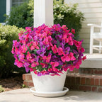 Bougainvillea Artificial Flowers for Outdoors Faux Plants Spring Decor, 4 Bundles Realistic Fake Silk Bougainvillea for Outside UV Resistant Faux Flowers for Outdoor Planters Porch Patio Garden Home