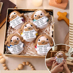 Marsui 5 Pcs 5 Pcs Crochet Dolls Christian Positive Gifts for Women Mini Jesus Figures with Positive Card Handmade Religious Crochet Plush Doll for Church Sunday School Motivational Gift (Colorful)