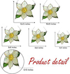 Narcissus December Birth Month Flower Acrylic Suncatcher, Flower Suncatchers for Window Hangings, Stained Glass Effect Garden Decor, Gift for Mother's Day, Mom, Grandma, Wife, Women