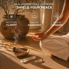 Anima Premium Energy Cleansing Set – White Sage Smudge Sticks, Palo Santo Sticks, Clear Quartz & Selenite Crystal with Smudge Bowl for Crystals & Home Cleansing, Meditation & Manifestation