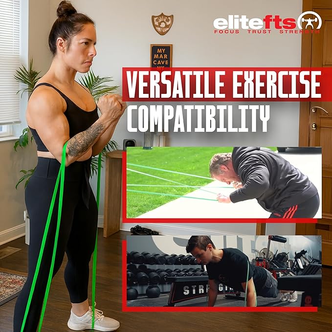 EliteFTS Pro Resistance Band - Boost Core Stability and Flexibility with This Portable, Joint-Friendly Tool