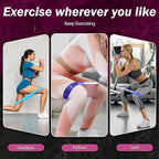 Resistance Bands for Working Out, 5 Levels Resistance Exercise Bands with Woven Bag, Bands for Working Out Women Men, Yoga, Pilates, Rehabilitation Training