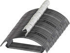 Gold Hangers 50 Pack - Heavyduty Non Slip Slimline Suit Jacket T Shirt Hangers - Space Saving (Black)