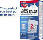 Enoz Old Fashioned Moth Balls, 16 Ounce