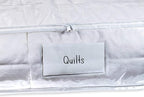 Masirs Clear Underbed Storage Bag, Durable Vinyl Material to Shield Your Contents from Dust, Dirt and Moisture, Easy Gliding Zipper for Easy Access and Label Pocket for Easy Identification, (2-Pack)
