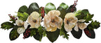 36" Christmas Champagne Magnolia Swag
