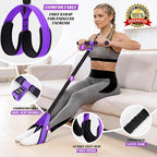 Multifunction Foot Pedal Resistance Band, Portable Leg & Arm Workout Equipment for Full Body Strength, Yoga, Pilates, Physical Therapy & Stretching, Core/ABS Ab Machine for Home Gym