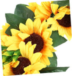 BESPORTBLE Sunflower Swag Decorative Plant Delicate Garland Wreath Wedding Door Swag for Room Wedding