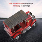 Antique Car Model, Vintage Retro Car Toys, Iron Metal Crafts Desktop Ornament with Delicate Craftsmanship, Classic Design for Home Office Bar Decoration, Gift for Car Lover