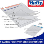Hefty Shrink-Pak - 2 Medium, 2 Large, 2 XL Vacuum Seal Storage Bags – Space Saver Bags for Clothing, Pillows, Towels, or Blankets, 6 Pc Set