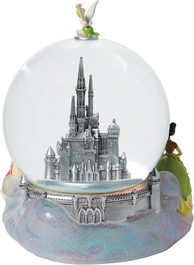 Enesco Disney Showcase 100 Years of Wonder Castle Limited Edition Water Globe Waterball, 8.87 Inch, Multicolor