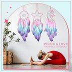 Jetec 3 Pcs Dream Catcher Moon Sun Star Design Handmade Traditional Design Craft Ornament Wall Art Hanging Home Decoration Bedroom Wedding(Macaron Color)