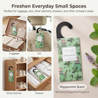 ROSE COTTAGE Large 12 Packs Peppermint Hanging Closet Deodorizer Air Freshener Long Lasting Scented Sachets Smell Goods for House