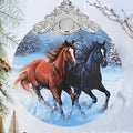 Stained Glass Suncatcher Ornament - Horse Christmas Decorations - Christmas Ornaments for Tree - Holiday Present Ideas - Gift Exchange