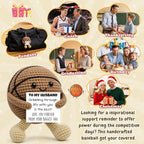 Anniversary Romantic Gifts for Husband Boyfriend, Handcrafted Crochet Basketball Keepsake, Sports Man Cave Desk Decor Room Accessories, Unique Funny Birthday Present for Him Men from Wife