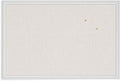 U Brands Farmhouse Bulletin Board, Linen Covered Corkboard with White Wood Frame, 30" x 20" (6711U00-01)