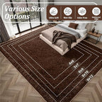 Fluffy Area Rugs 9x12 Living Room Bedroom: Ultra Soft Shag Rug Upgrade Non-Slip Non-Shedding Large Fuzzy Plush Carpet Indoor Floor Carpets for Kids Room Playroom Nursery Dorms Home Decor Brown