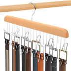 Umo Lorenzo Belt Hanger for Closet - Accessories Organizer Rack for Belts, Ties, and Scarves
