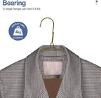 SPECILITE Wire Hangers 250 Pack, Metal Wire Clothes Hanger Bulk for Coats, Space Saving Metal Hangers 16.7 Inch Ultra Thin Non Slip with Groove, for Standard Size Suits, Shirts, Pants, Skirts-Silver