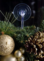 Commercial Christmas Hardware Giant 3 In. 20 Lb. Holding Capacity Double Suction Cup Wreath Hook - 1 Each