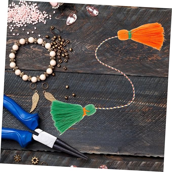Homoyoyo 2pcs Boho Tassel Garland Decor Tassel Pendant Accessories for Home Decor