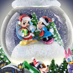 Disney Holiday Sculptural Snowglobe with Lights and Music