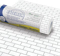 Fadeless Bulletin Board Paper, Fade-Resistant Paper for Classroom Decor, 48” x 12’, White Subway Tile, 1 Roll
