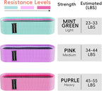 11 Pcs Ankle Resistance Bands with Cuffs, Glutes Workout Ankle Weights for Women Working Out, Exercise Bands Set with Ankle Straps for Leg Butt Exercise Equipment - Perfect for Home Workouts