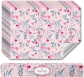 Floral Scented Drawer Liners for Dresser Drawers (10 Large Sheets, 19.7" x 14.4") - Non Adhesive Drawer Paper Liner for Bedroom Dresser & Closet Shelves by Linda’s Essentials