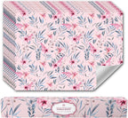 Floral Scented Drawer Liners for Dresser Drawers (10 Large Sheets, 19.7" x 14.4") - Non Adhesive Drawer Paper Liner for Bedroom Dresser & Closet Shelves by Linda’s Essentials