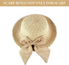 SYWDUDUCLT Scarf Ring for Women's Shawl, Silk Neckerchief, Tshirt, Gold/Sivler, S/M/L, 2 Pcs