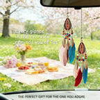 Dream Catcher for Cars,Handmade Small Rear View Mirror Hanging Decor,Boho car Accessories & Wall Ornament (Color)