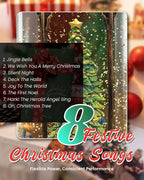 Large Christmas Snow Globes Light up Lantern with 8 Songs, 13" Christmas Tree & Rotating Train Snow Globe for Kids Adults, 6H Timer Dual Power, Snowglobes Christmas Decorations Indoor Gifts Women Men