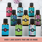 Eternal Essence Oils Spring Fling Set of 6 Premium Fragrance Oils - Includes Sweet Grass, Lilac & Lilies, Lavender Breeze, Sweet Pea, Honeysuckle and Enchanted Orchid Scented Oils - 10ML