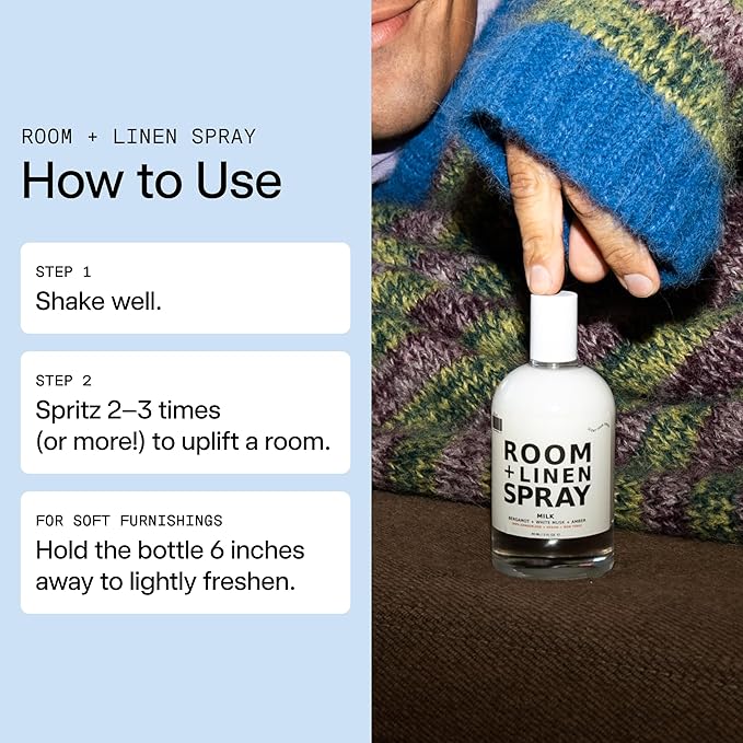 DedCool Room + Linen Spray in 01 Taunt | Natural Fabric & Linen Spray | Non-Toxic, Essential Oil Infused | Freshens Home, Bedding, Couch, Closet & Bath | 3 fl oz