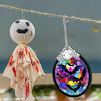 Jocidea Bat Hanging Ornament Glass Ornament - Christmas & Halloween Decoration - Keepsake Gift