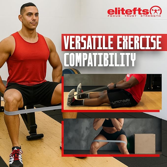 EliteFTS Pro Resistance Band - Boost Core Stability and Flexibility with This Portable, Joint-Friendly Tool
