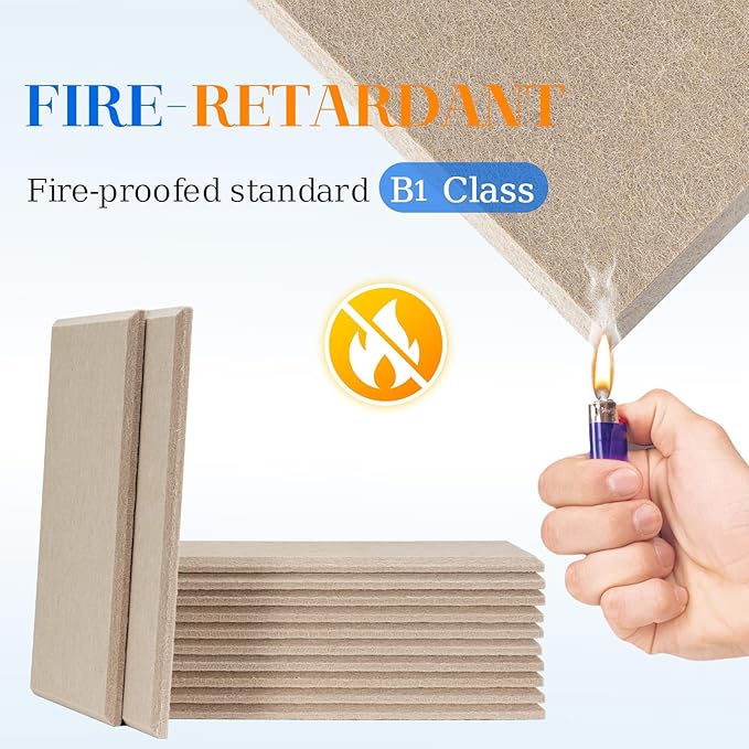 DOLLAR BOSS Large Cork Board for Wall 48" x 36" x 0.5" Bulletin Board 12 Packs Corkboard Tiles Self Adhesive Felt Wall Tiles for Office Home School, Latte