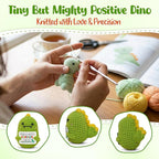 OASSIE Kindergarten Graduation Gifts for Kids - Mini Dinosaur Positive Crochet Animals - Birthday End of Year Preschool Teen Girl Boy Gifts Trendy Stuff for Kids Teens Daughter Sister