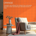 MaxGear Large Cork Board for Wall 36" x 24", Orange Bulletin Board, 6 Pack Felt Wall Tiles with Pushpins, Cork Boards for Office Push Pin Board Tack Board Felt Board