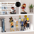 Sezanrpt Acrylic Shelf Riser 12x5.9x6 pack of 2, Large Acrylic Risers for Desserts, Cupcake, Toys, Collectibles, Merchandises, 12x5.9x6 Inch