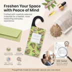 ROSE COTTAGE Large 12 Packs Sandalwood Hanging Closet Deodorizer Air Freshener Long Lasting Scented Sachets Smell Goods for House