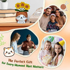 OASSIE Kindergarten Graduation Gifts for Kids - Positive Crochet Animals Sunflower Cat - 6 8 10 12 Years Old Birthday End of Year Preschool Teen Girl Boy Gifts Trendy Stuff for Kids Teens
