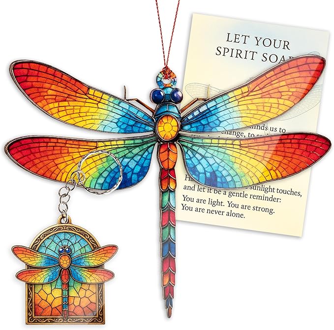 Christmas Women Gifts 2026 - Christmas Ornaments 2026 - Dragonfly Ornament - Dragonfly Gifts for Women - Christmas Women Decoration Ornaments