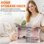 Vacuum Storage Bags for Travel, 15 Pack Vacuum Seal Bags for Clothing With Cordless Electric Pump, Space Saver Bags for Luggage, Clothes, Ideal for Home, Seasonal Storage, and Packing for Travel