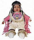 22" Collectible Native American (Indian) Vinyl Doll - VM221129 (Ratna)