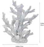 Etlemonde Beach Coastal Decor Coral Reef Home Decor Coral Statue Sculpture Home,Desk,Bathroom,Desktop Shelf Statue,Marine Themed Gifts