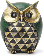 Leekung Owl Statue for Home Decor Accents,Owl Decor for Modern Bathroom Bookshelf Bedroom Mantle Living Room Home Office TV Stand Shelf Boho Decorations,Retro Decor Small Bird Items Gift for Women