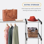 Whitmor Modern Industrial Freestanding Closet Organizer